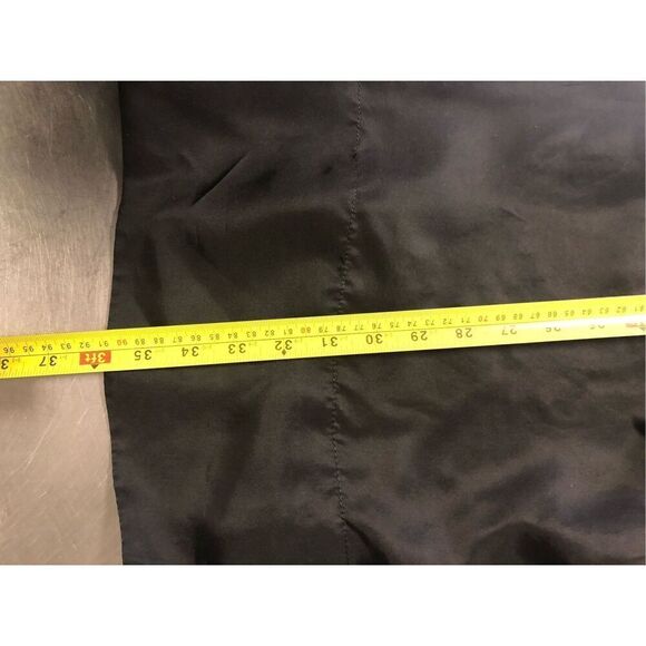 Banana Republic Women’s Black Silk Formal Embroidered Tie in Back Elegant Chic D - Picture 5 of 8